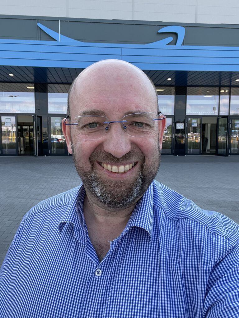 In 2023 hielt ich eine Reihe von Trainings für Amazon, hier am Standort Kaiserslautern.