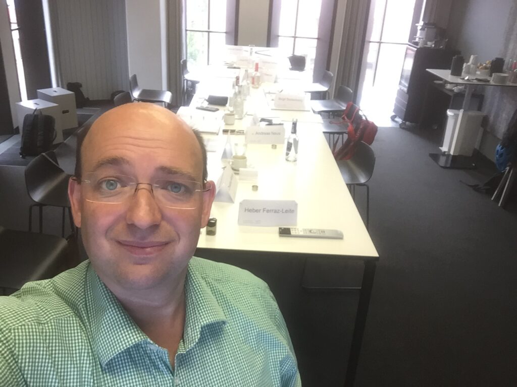 Nach einem Training für die GfK in Nürnberg